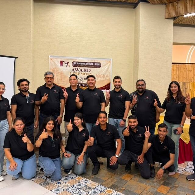 AF Advisors Pvt. Ltd. being recognised at a partner award ceremony