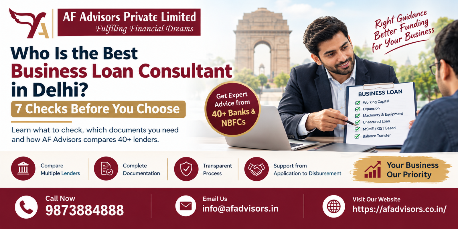 Who Is the Best Business Loan Consultant in Delhi? 7 Checks Before You Choose