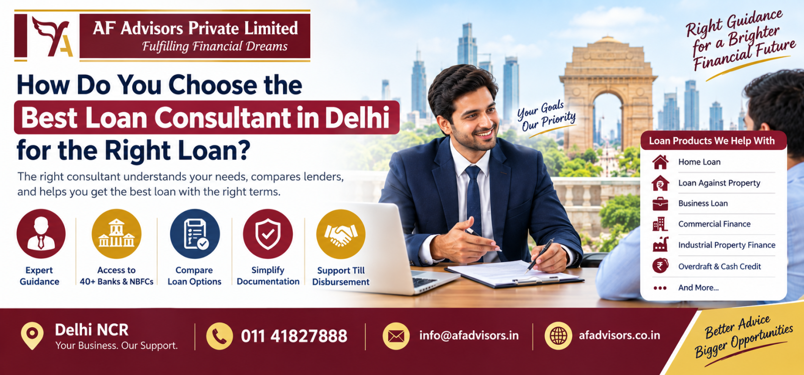 how do you choose the best loan consulted in delhi for the Right Loan